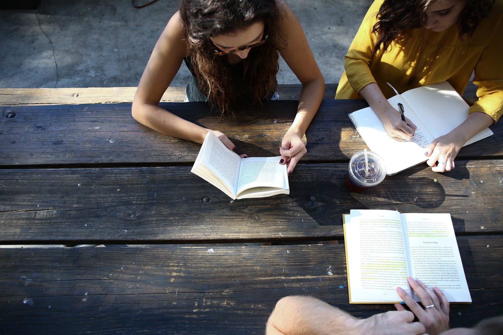 school security image of students studying