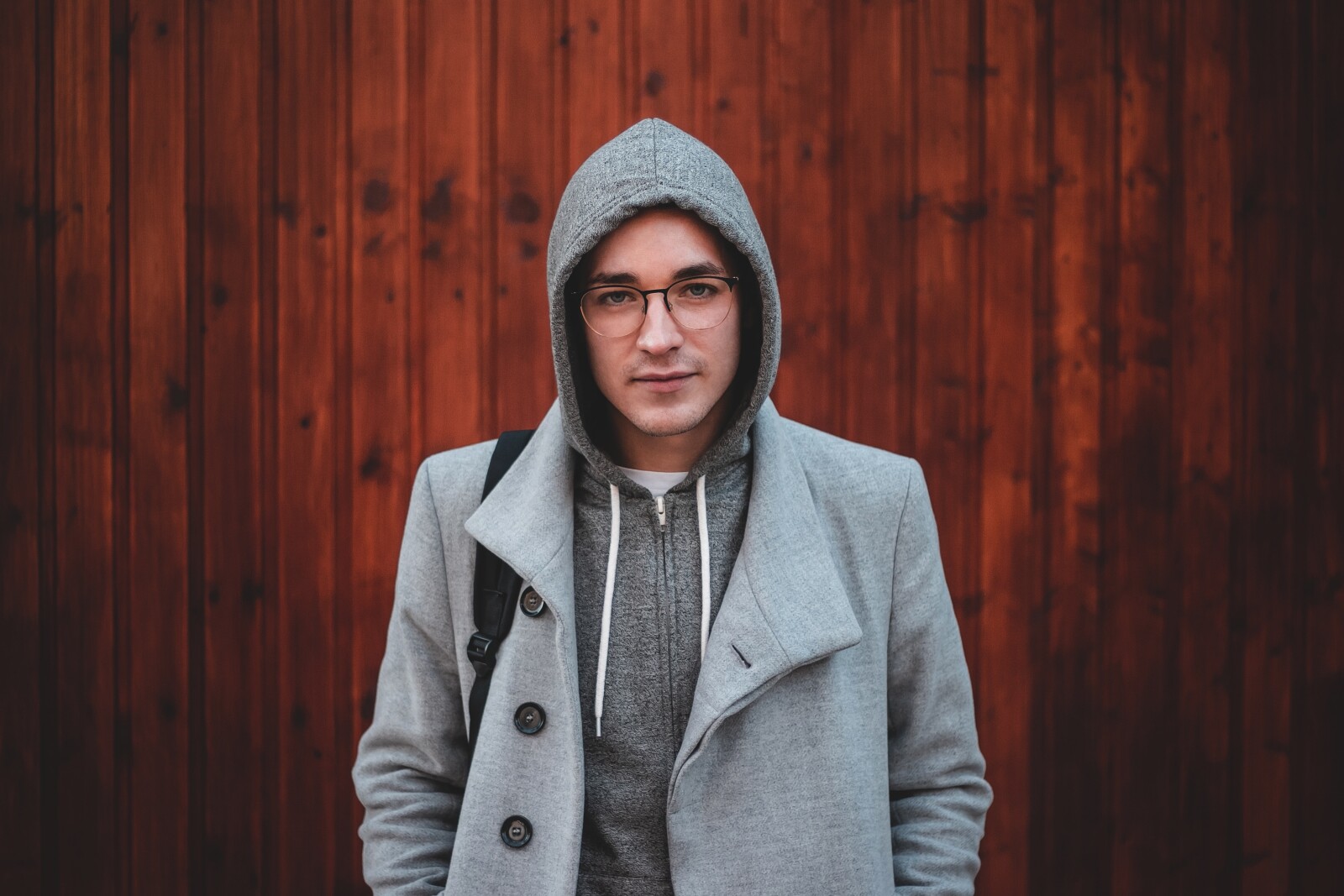 man with hood